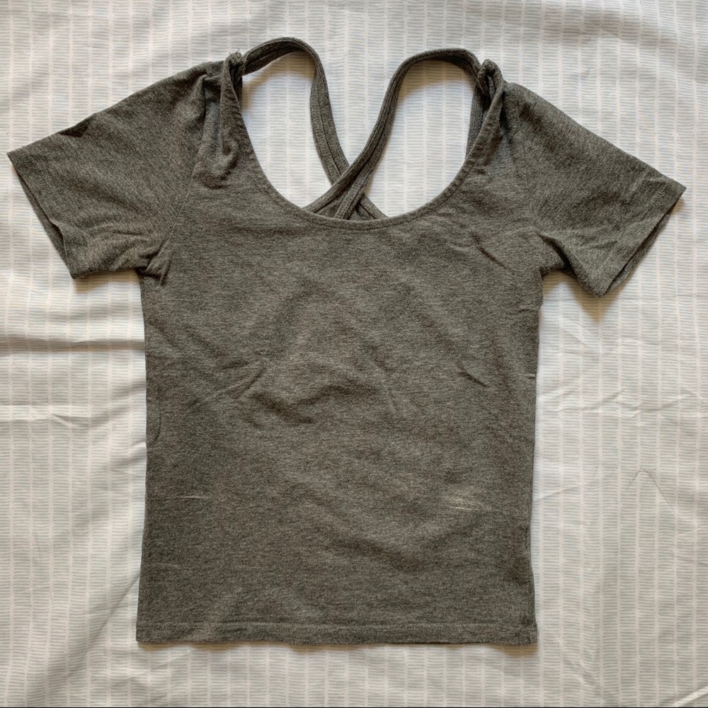 Grey fitted shirt